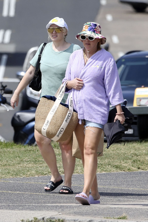 Rebel Wilson and Ramona Agruma at Bondi Beach, February 2024