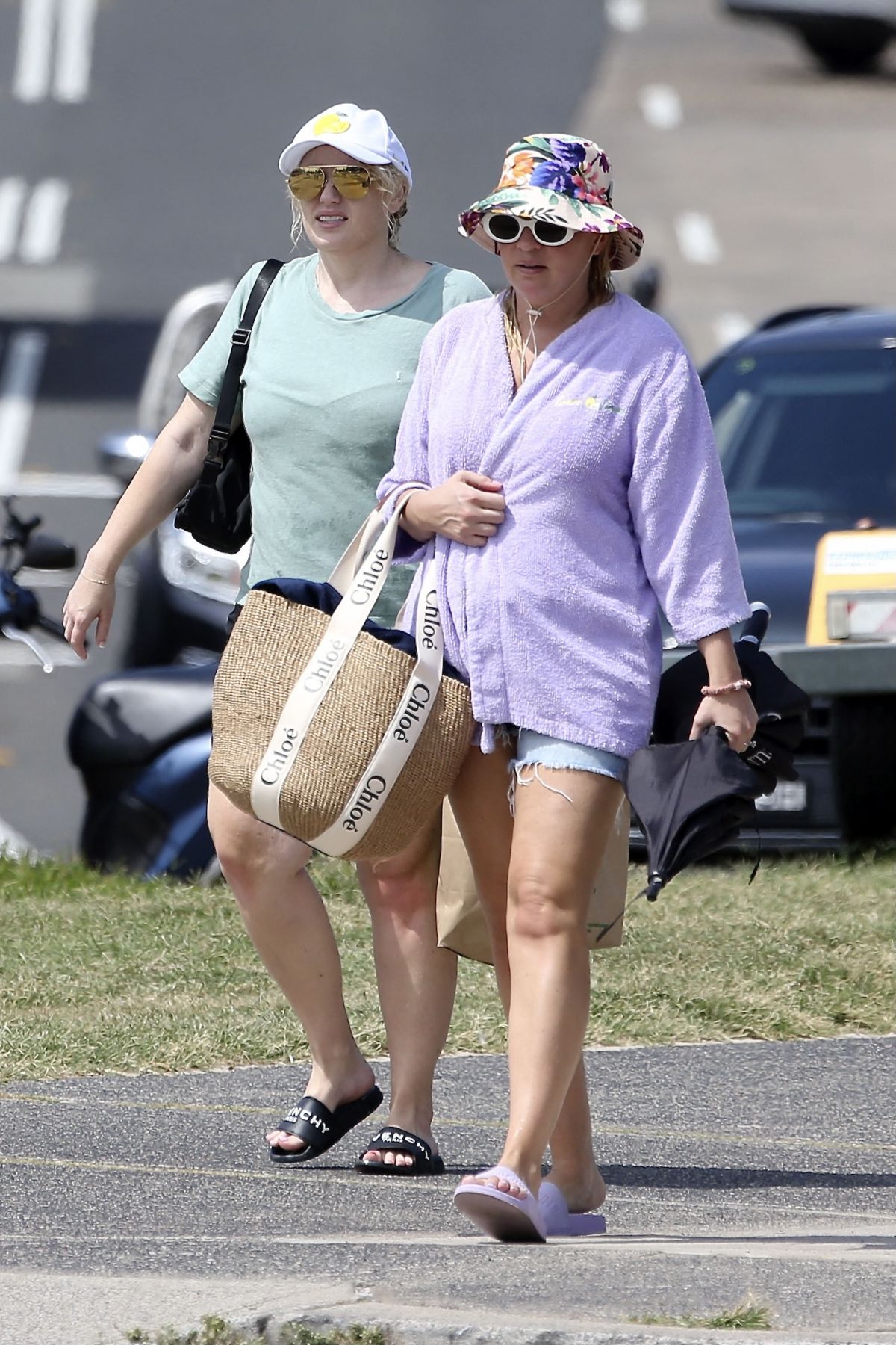 Rebel Wilson and Ramona Agruma at Bondi Beach, February 2024