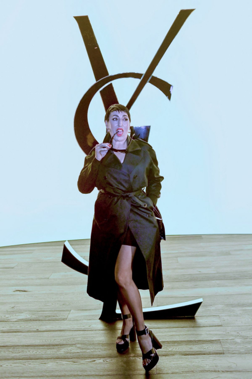 Rossy de Palma at Saint Laurent Womenswear Show Paris, February 2024 3