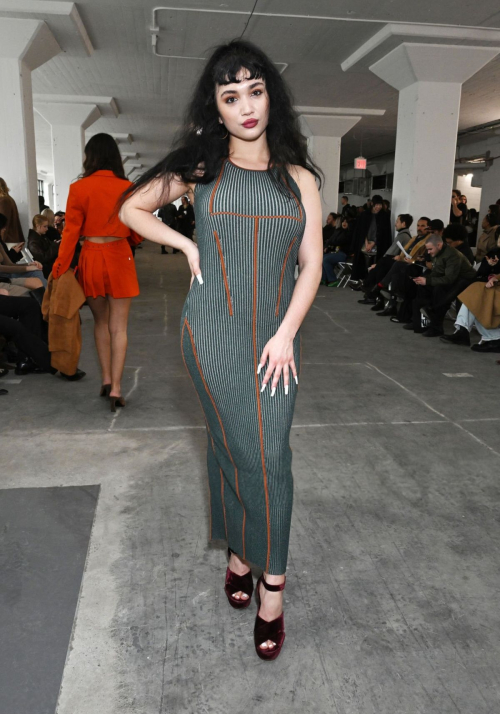 Rowan Blanchard at Eckhaus Latta RTW Fall 2024 Show, February 2024