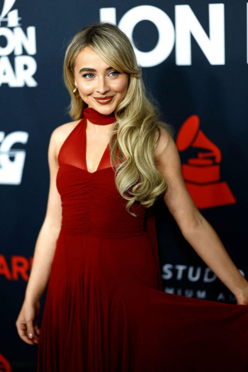 Sabrina Carpenter at MusiCares Person of the Year in Los Angeles, February 2024