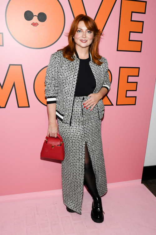 Samantha Barry at Alice + Olivia by Stacey Bendet Presentation, February 2024