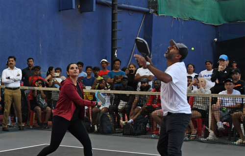 Sania Mirza Arrives at Indian Open Pickleball Tournament in Mumbai, February 2024 1