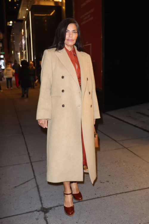 Sarita Choudhury Arrives at Tod’s Cocktail Party, February 2024 2