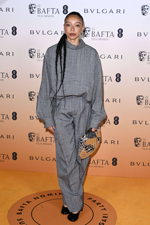 Savanah Leaf at BAFTA Film Awards Nominees Party, February 2024