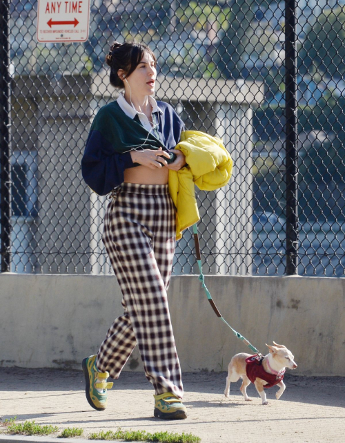 Scout Willis Out for a Dog Walk in Los Angeles, February 2024 3