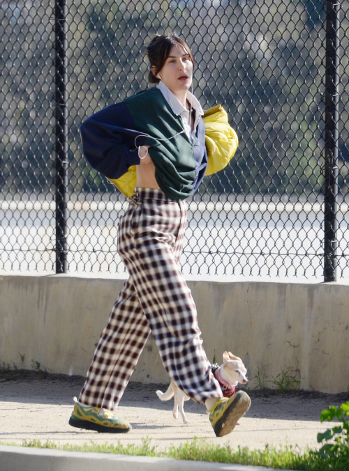 Scout Willis Out for a Dog Walk in Los Angeles, February 2024 5