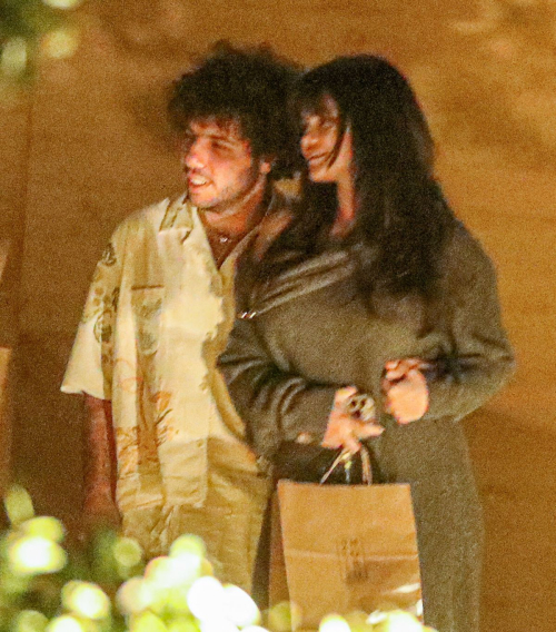 Selena Gomez and Benny Blanco Dinner at Nobu, Malibu, February 2024