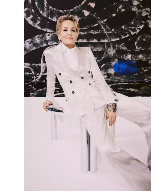 Sharon Stone for InStyle Magazine, February 2024 3