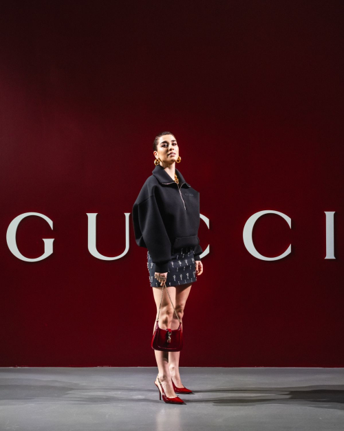 Simona Tabasco at Gucci FW24 Show at Milan Fashion Week, February 2024 3