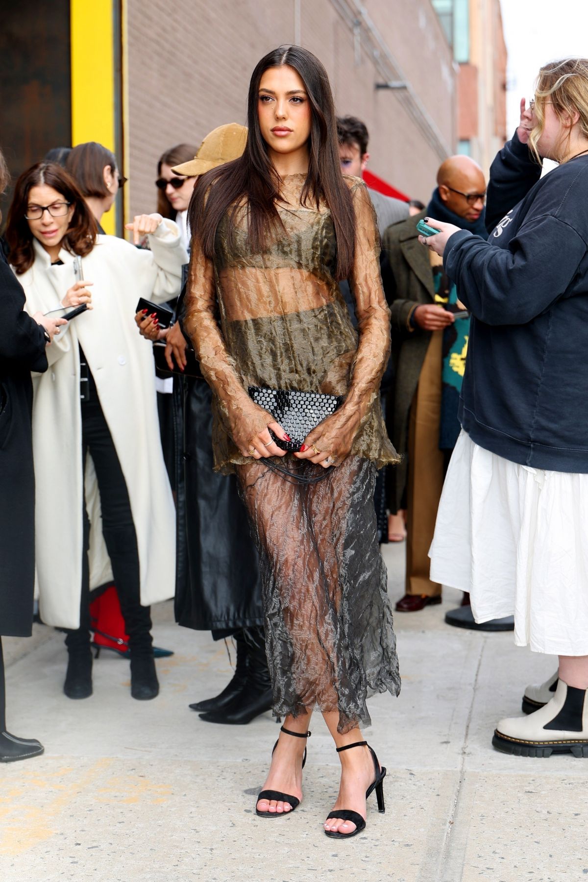 Sistine Stallone Arrives at Jason Wu Fashion Show in New York, February 2024