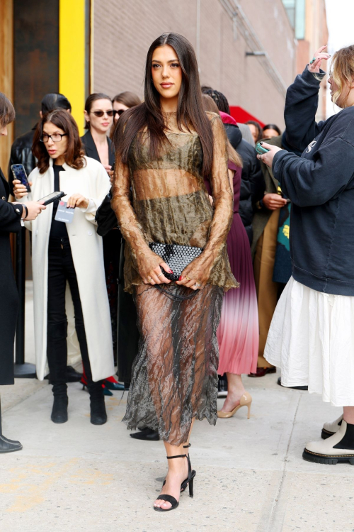 Sistine Stallone Arrives at Jason Wu Fashion Show in New York, February 2024 1