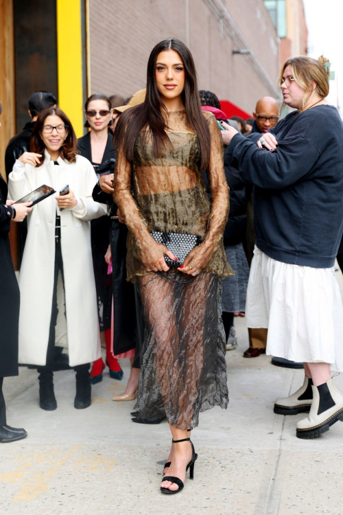 Sistine Stallone Arrives at Jason Wu Fashion Show in New York, February 2024 3