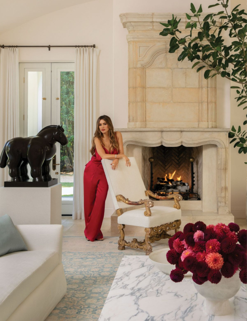 Sofia Vergara for Architectural Digest USA, March 2024