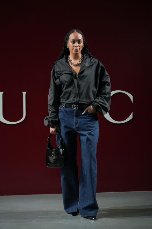 Solange Knowles at Gucci Show, Milan Fashion Week, February 2024