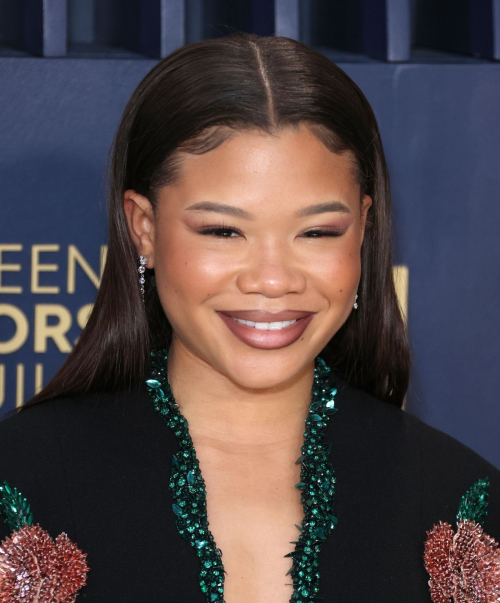 Storm Reid at 30th Annual Screen Actors Guild Awards, February 2024 1