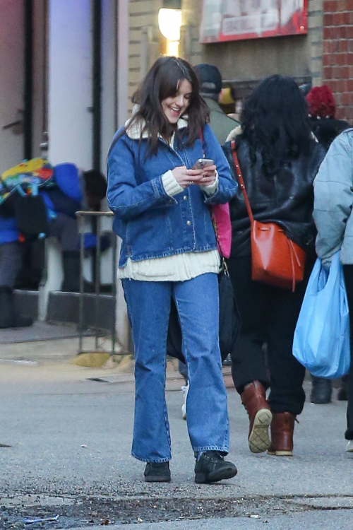 Suri Cruise in Double Denim in New York, February 2024 2