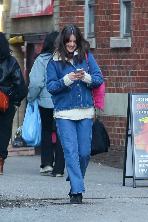 Suri Cruise in Double Denim in New York, February 2024 6