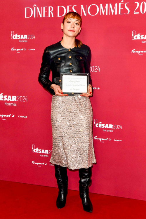 Suzanne Jouannet at Cesar Nominee Dinner at Le Fouquet’s in Paris, February 2024 5