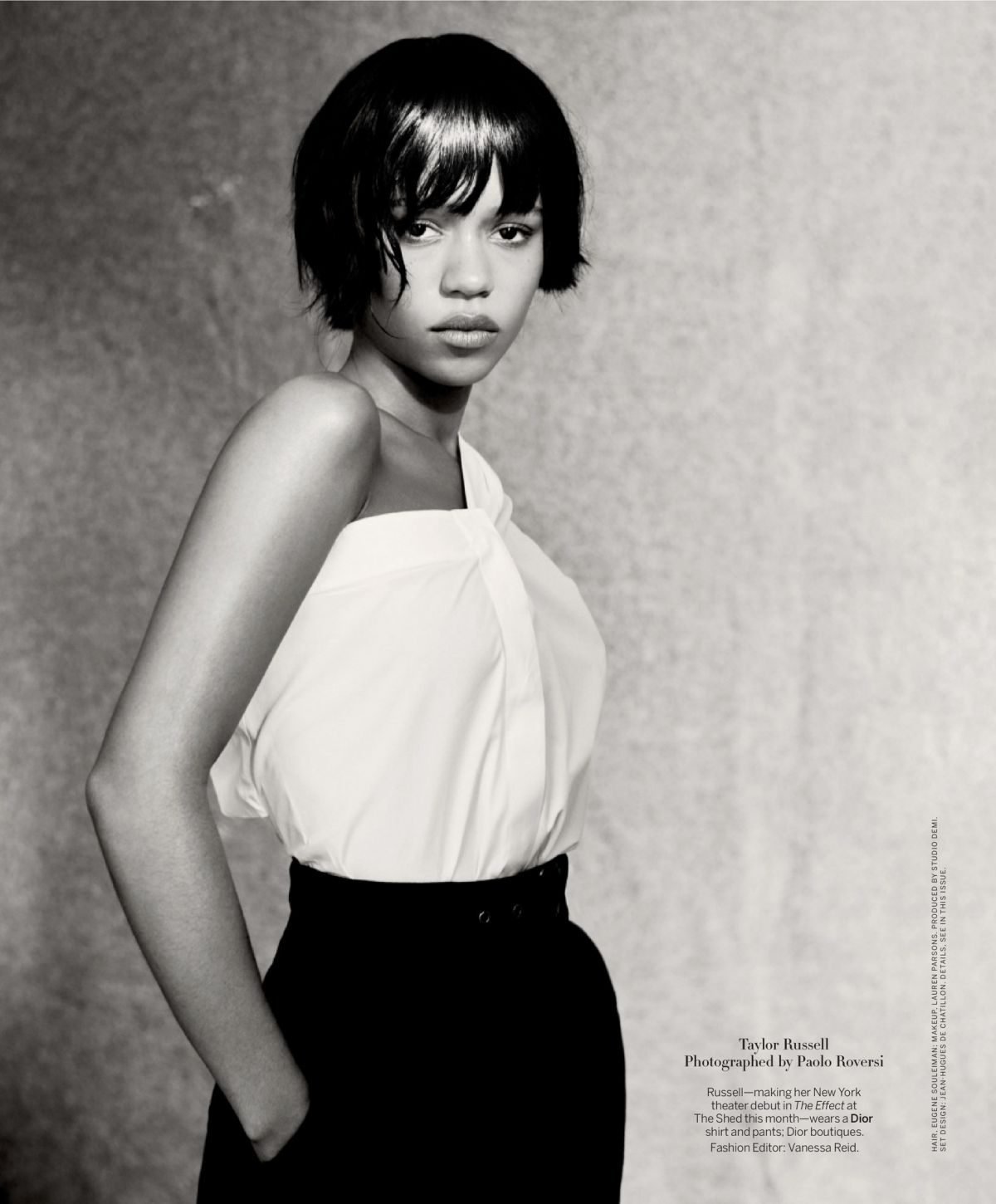 Taylor Russell for Vogue Magazine, March 2024