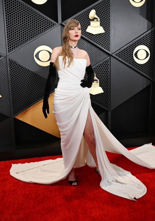 Taylor Swift at 66th GRAMMY Awards in Los Angeles, February 2024