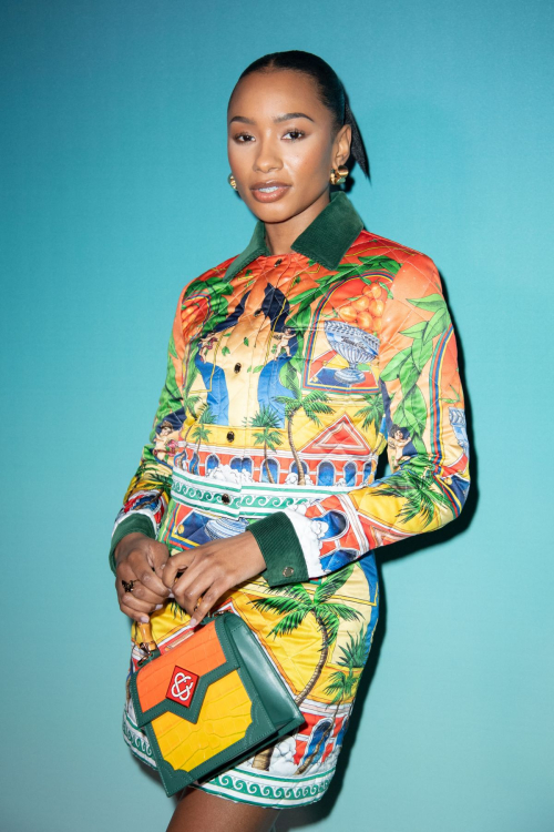 Temi Otedola at Casablanca Womenswear FW24-25 Show in Paris, February 2024 4