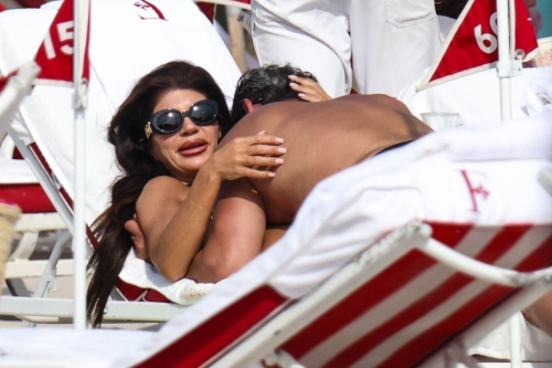 Teresa Giudice in Bikini and Luis Ruelas at Miami Beach, February 2024 2