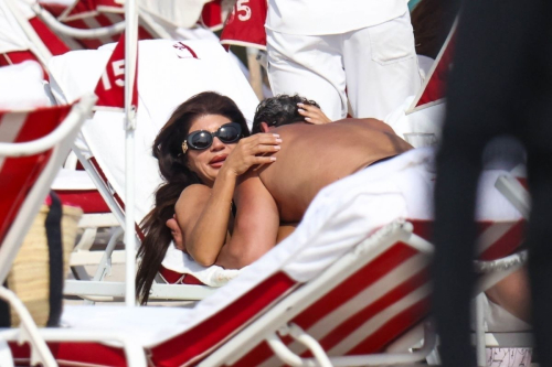 Teresa Giudice in Bikini and Luis Ruelas at Miami Beach, February 2024 8