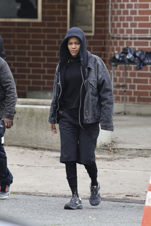 Teyana Taylor on Set of Paul Thomas Anderson’s New Movie, February 2024 4