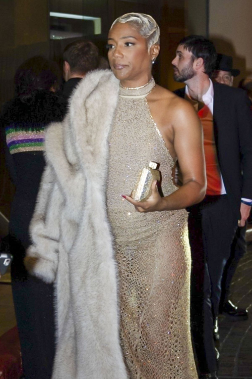 Tiffany Haddish Leaves Clive Davis’ Grammy Party in Los Angeles, February 2024 2