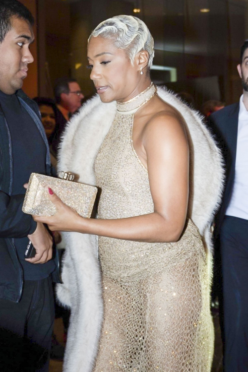 Tiffany Haddish Leaves Clive Davis’ Grammy Party in Los Angeles, February 2024 3