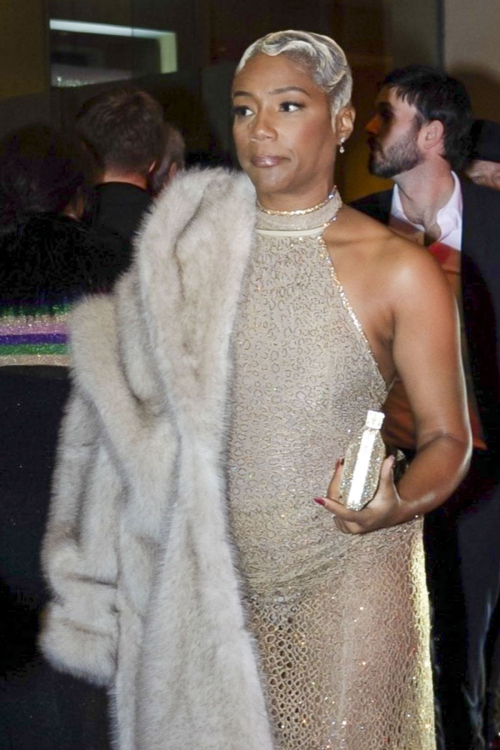 Tiffany Haddish Leaves Clive Davis’ Grammy Party in Los Angeles, February 2024 4