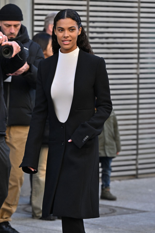 Tina Kunakey at Courreges Fashion Show Paris Fashion Week, February 2024 4