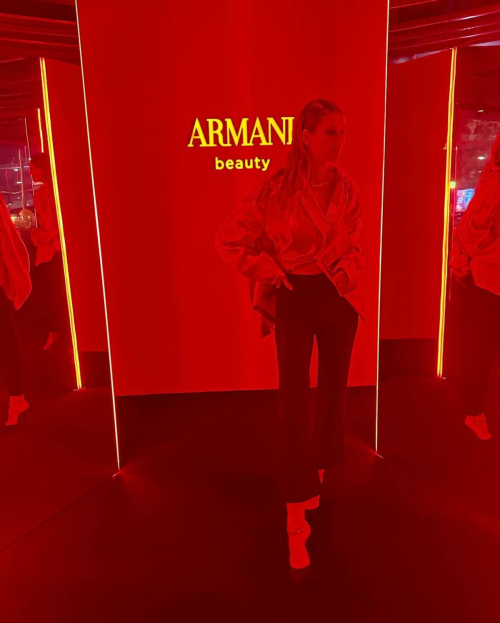 Toni Garrn at Armani Beauty Event at Berlinale, February 2024 1