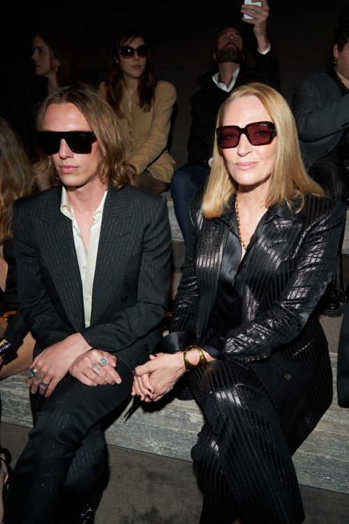 Uma Thurman at Tom Ford Fashion Show, February 2024 2