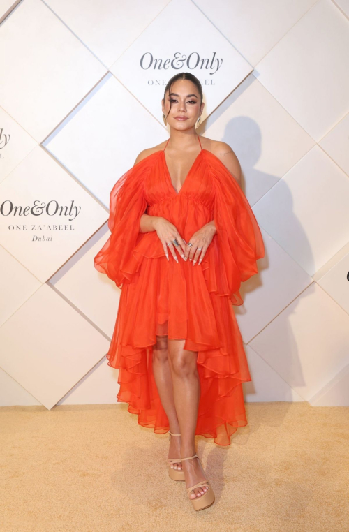 Vanessa Hudgens at One&Only Za'abeel Grand Opening in Dubai, February 2024