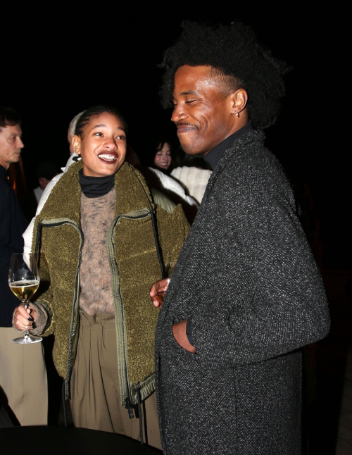 Willow Smith and De’Wayne Jackson Night Out in St Moritz, February 2024 1