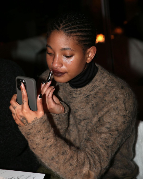 Willow Smith and De’Wayne Jackson Night Out in St Moritz, February 2024 2