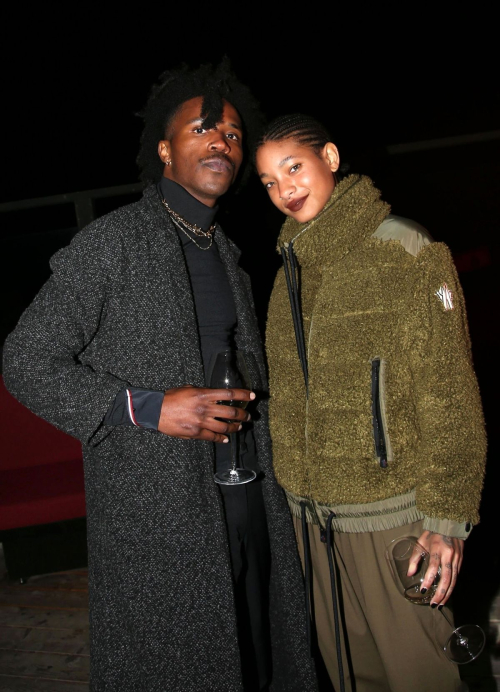 Willow Smith and De’Wayne Jackson Night Out in St Moritz, February 2024 3