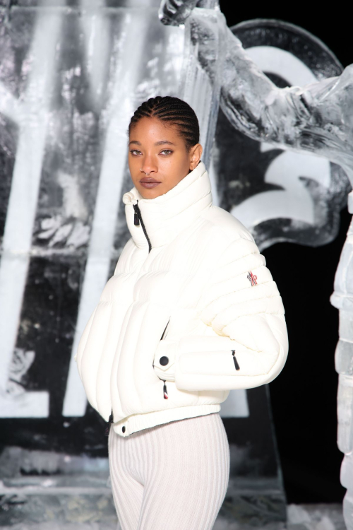 Willow Smith at Moncler Grenoble Fashion Show in St Moritz, February 2024