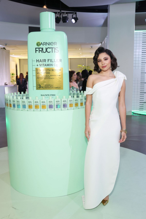 Xochitl Gomez at Garnier Fructis Hair Filler Launch in Century City, February 2024