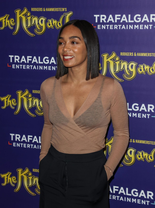 Zaraah Abrahams at The King And I Press Night in London, January 2024