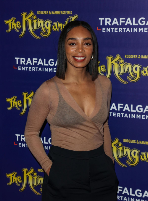 Zaraah Abrahams at The King And I Press Night in London, January 2024 4