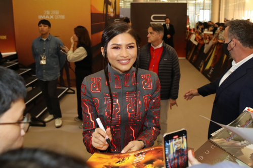 Zendaya at Dune: Part Two Red Carpet Event in Seoul, February 2024 4