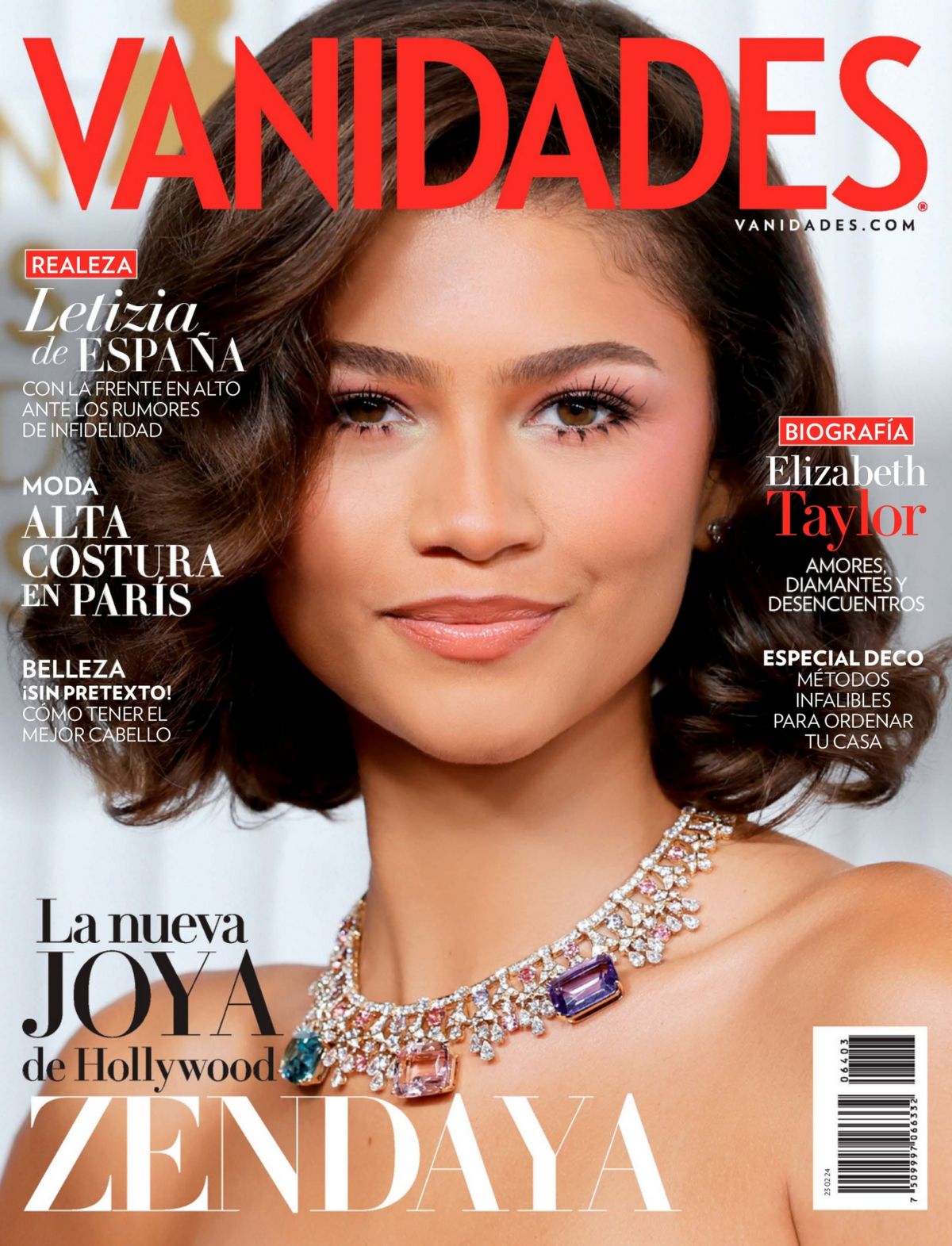 Zendaya in Vanidades Mexico, March 2024