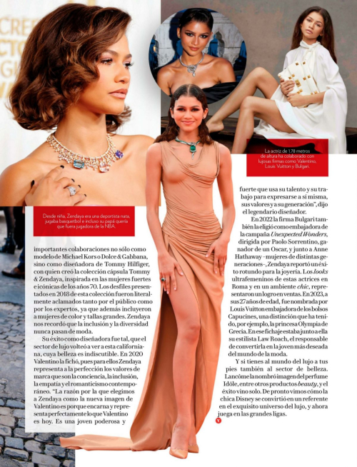 Zendaya in Vanidades Mexico, March 2024 3