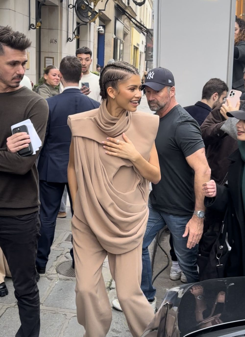 Zendaya Leaves Interview for Dune 2 in Paris, February 2024 1