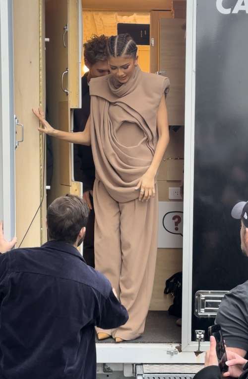 Zendaya Leaves Interview for Dune 2 in Paris, February 2024 2