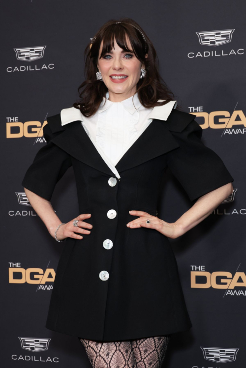 Zooey Deschanel at Directors Guild of America Awards, February 2024