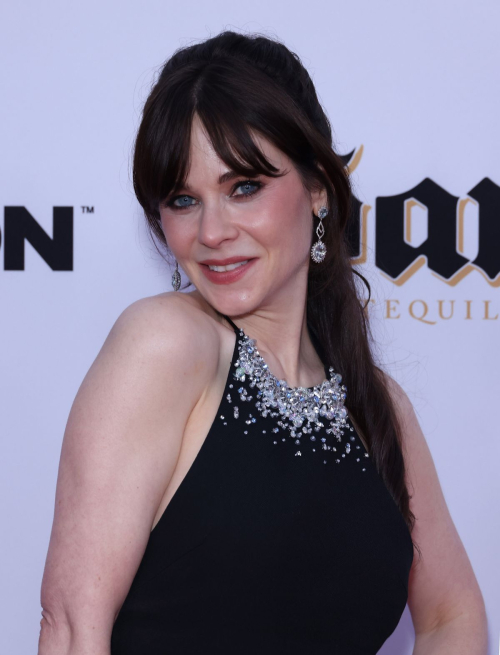 Zooey Deschanel at Grammy Awards Viewing Party in Los Angeles, February 2024 2